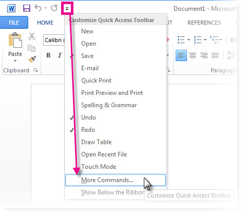How to add toolbar to outlook